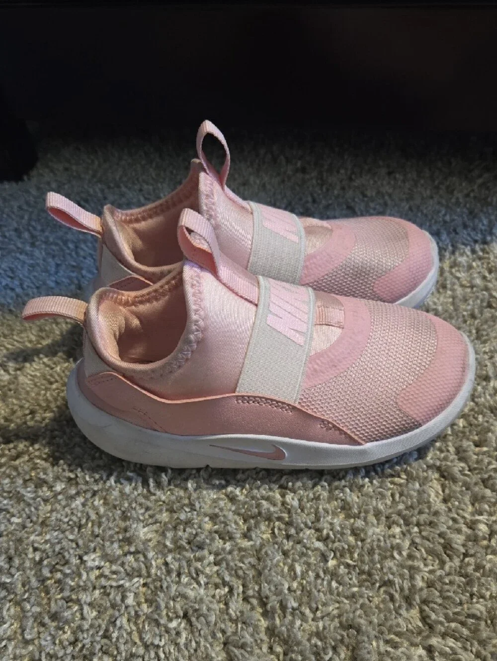 Nike Kids Pink Slip-On Athletic Sneakers